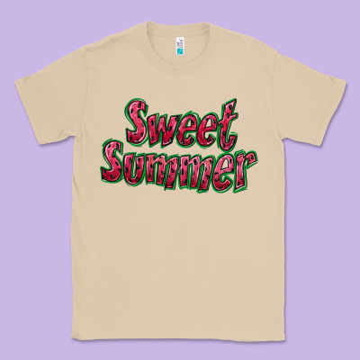 Sweet Summer Watermelon Classic Tee Designed By Bundleandbundleshop