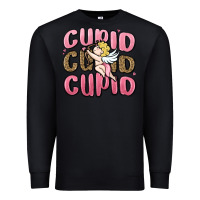 Black cupid cupid cupid valentine's day Premium Sweatshirt - MaliasSmallBusiness