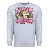 Heather Grey cupid cupid cupid valentine's day Premium Sweatshirt - MaliasSmallBusiness