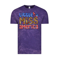Cloud Purple Little miss America Vintage Tee - Neo Western
