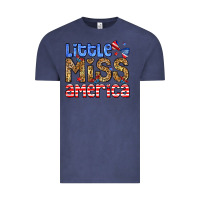 Vintage Denim Little miss America Vintage Tee - Neo Western