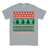 Heather Grey christmas trees hand drawn seamless pattern Classic Tee - BundleAndBundleShop