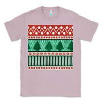 Lilac christmas trees hand drawn seamless pattern Classic Tee - BundleAndBundleShop