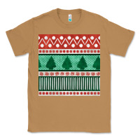 Toasted Coconut christmas trees hand drawn seamless pattern Classic Tee - BundleAndBundleShop