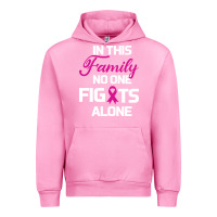 Fuchsia Pink In This Family No One Fights Alone Cancer Survivor Urban Hoodie - Bettercallsaul