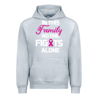 Heather Grey In This Family No One Fights Alone Cancer Survivor Urban Hoodie - Bettercallsaul