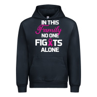 Navy In This Family No One Fights Alone Cancer Survivor Urban Hoodie - Bettercallsaul
