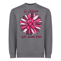 Storm in october we wear pink sunflower Heavyweight Sweatshirt - RanaPortraitStore
