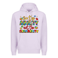 Lilac see the ability not the disability Premium Hoodie - LillyAllenDesigns
