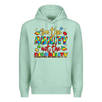 Seafoam see the ability not the disability Premium Hoodie - LillyAllenDesigns