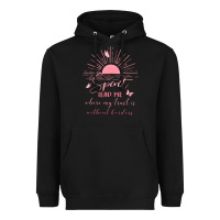 Black spririt religious quote Heavyweight Hoodie - MaliasSmallBusiness