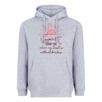 Heather Grey spririt religious quote Heavyweight Hoodie - MaliasSmallBusiness