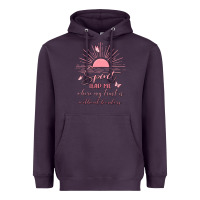 Spririt Religious Quote Heavyweight Hoodie | Teevron