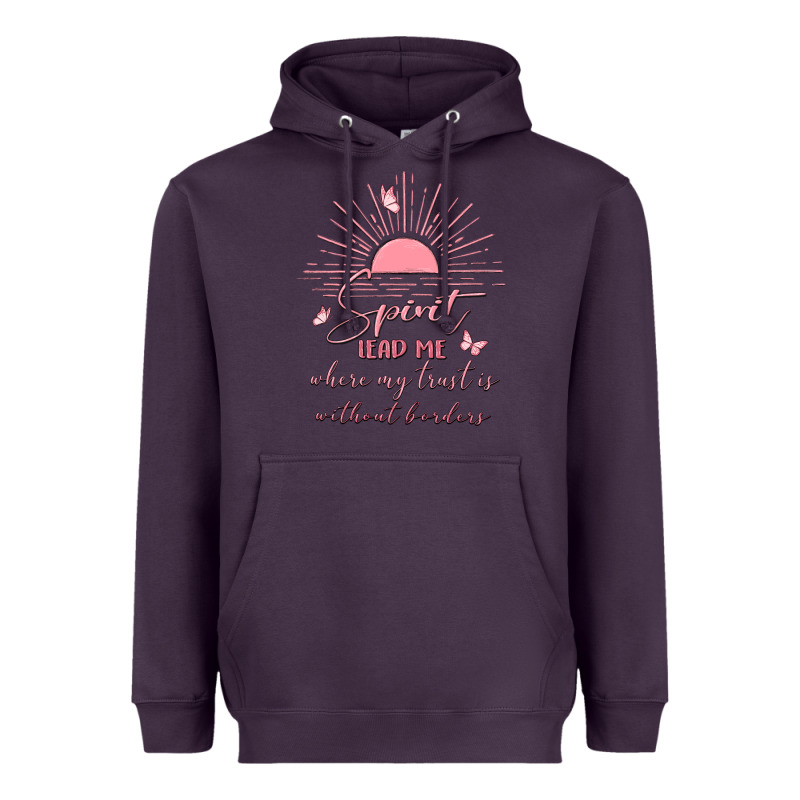 Spririt Religious Quote Heavyweight Hoodie by MaliasSmallBusiness | Teevron