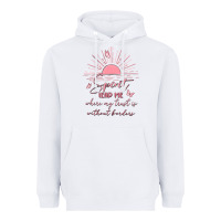 White spririt religious quote Heavyweight Hoodie - MaliasSmallBusiness