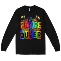 Black the fuuture is queer Long Sleeve Tee - AdoDesignShop