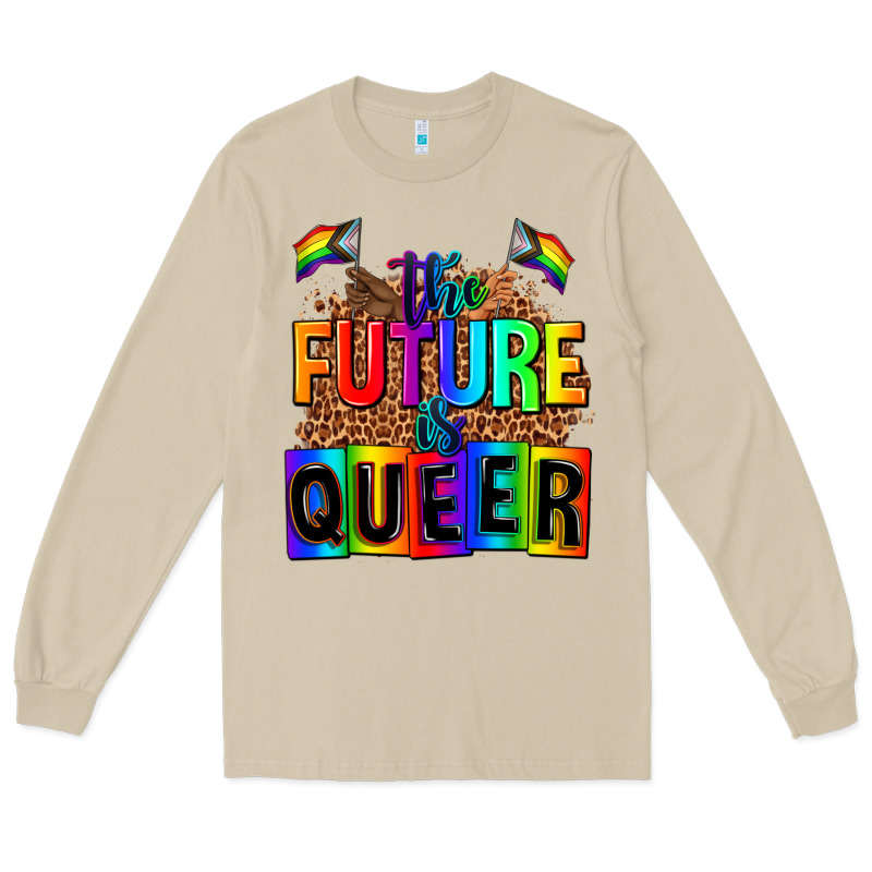 The Fuuture Is Queer Long Sleeve Tee by AdoDesignShop | Teevron