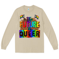 Mushroom the fuuture is queer Long Sleeve Tee - AdoDesignShop