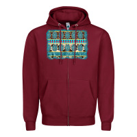 Burgundy turquoise gemstone background Zipper Hoodie - AdoDesignShop
