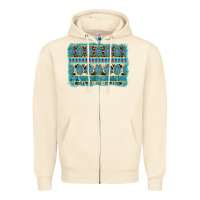 Sandshell turquoise gemstone background Zipper Hoodie - AdoDesignShop