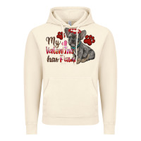 Vintage Artic my valentine has paws french bulldog Vintage Hoodie - RanaPortraitStore