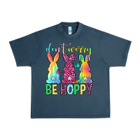 Midnight Navy Don't worry be hoppy Easter Day Urban Heavy Tee - Neo Western