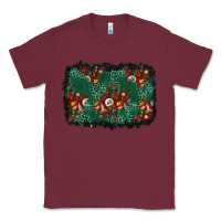 Christmas Gift Box And Leopard Background Classic Tee | Teevron