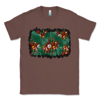 Chestnut christmas gift box and leopard background Classic Tee - BundleAndBundleShop