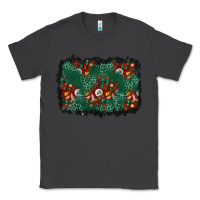 Smoke christmas gift box and leopard background Classic Tee - BundleAndBundleShop