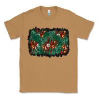 Toasted Coconut christmas gift box and leopard background Classic Tee - BundleAndBundleShop