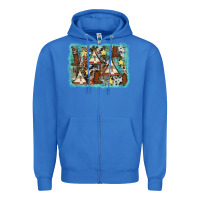 True Royal tribe tent western background Zipper Hoodie - AdoDesignShop