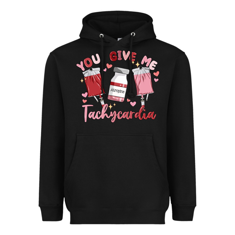 You Give Me Tachycardia Heavyweight Hoodie by MaliasSmallBusiness | Teevron