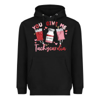 Black you give me tachycardia Heavyweight Hoodie - MaliasSmallBusiness