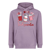 Lavender you give me tachycardia Heavyweight Hoodie - MaliasSmallBusiness