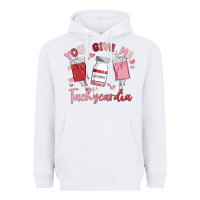 White you give me tachycardia Heavyweight Hoodie - MaliasSmallBusiness