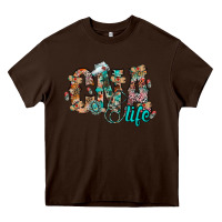 Chocolate Brown cna life Heavy Core Tee - RacoonDesign