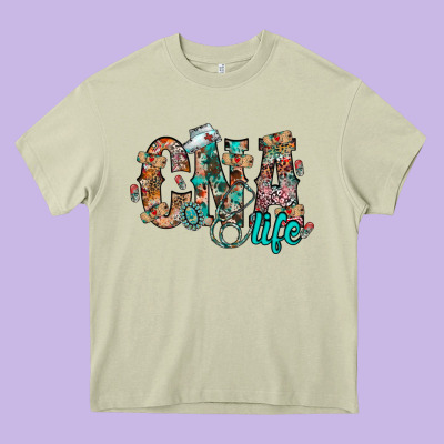 Cna Life Heavy Core Tee Designed By Racoondesign