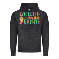 Vintage Black cafecito y chisme Vintage Hoodie - Zillion Design Studio