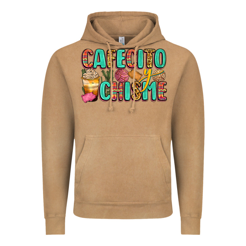 Cafecito Y Chisme Vintage Hoodie by Zillion Design Studio | Teevron