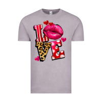 Vintage Zinc love lips Vintage Tee - FaDigitalArtStudio