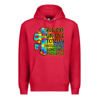 Cardinal always unique totally intelligent sometimes myster Premium Hoodie - LillyAllenDesigns