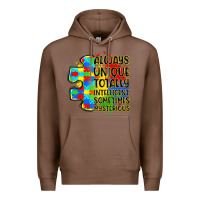 Chestnut always unique totally intelligent sometimes myster Premium Hoodie - LillyAllenDesigns