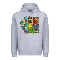 Heather Grey always unique totally intelligent sometimes myster Premium Hoodie - LillyAllenDesigns