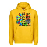 Lemon always unique totally intelligent sometimes myster Premium Hoodie - LillyAllenDesigns