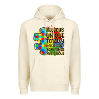 Sandshell always unique totally intelligent sometimes myster Premium Hoodie - LillyAllenDesigns