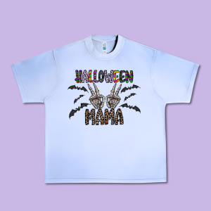 Halloween Mama Urban Heavy Tee Designed By Cowhidedigitalart