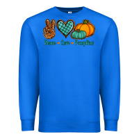 True Royal Peace love pumpkins Premium Sweatshirt - NancyCooperArtShop
