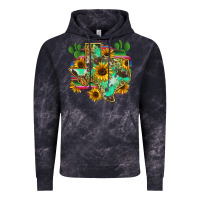 Cloud Black texas map Vintage Hoodie - Zillion Design Studio