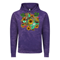 Cloud Purple texas map Vintage Hoodie - Zillion Design Studio
