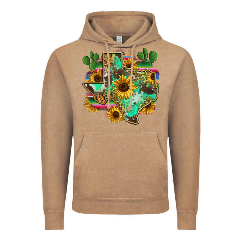 Texas Map Vintage Hoodie by Zillion Design Studio | Teevron